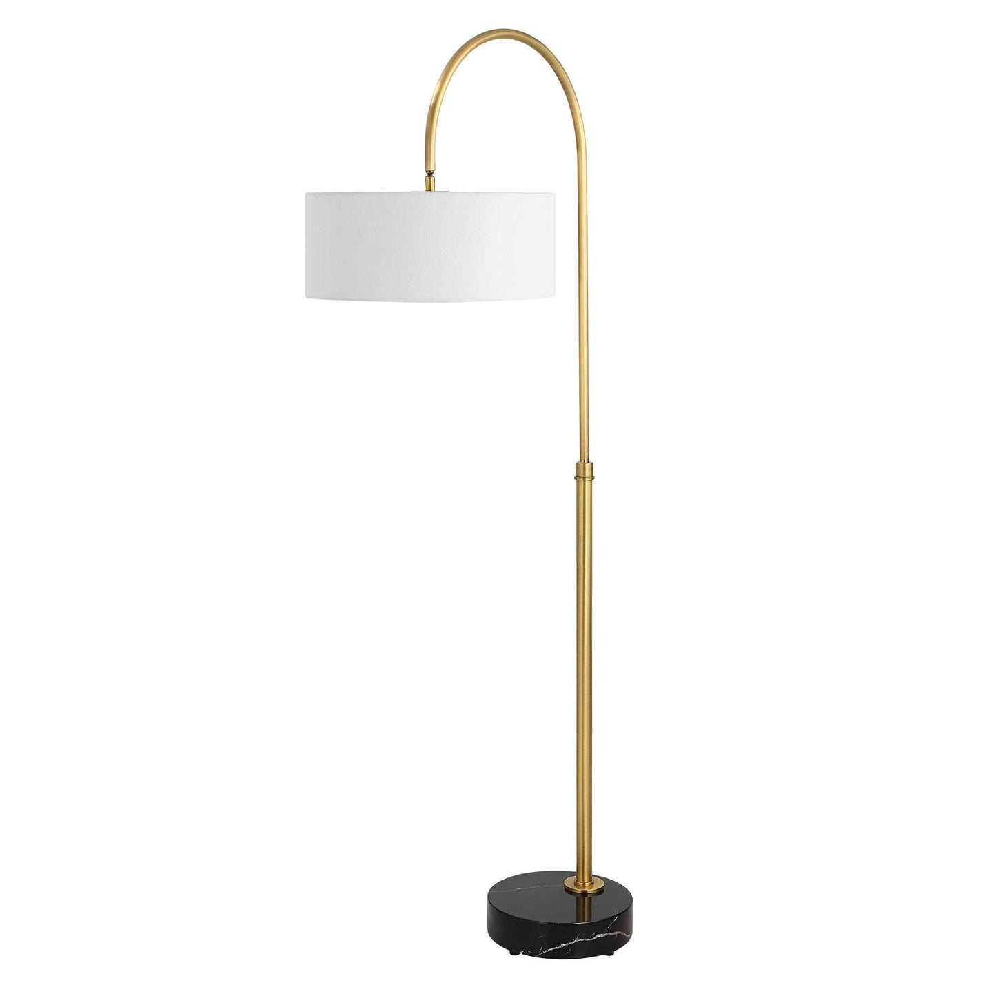 Huxford - Brass Arch Floor Lamp