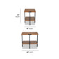 Millwork - End Table - Light Brown