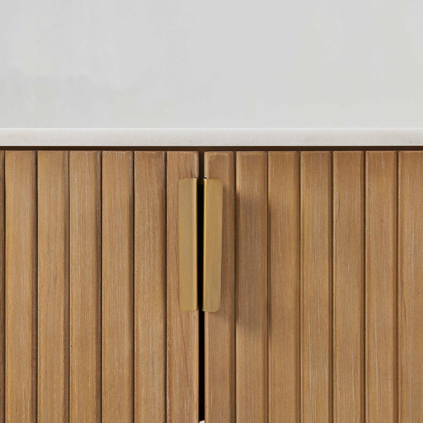 Arik - 4 Door Walnut Cabinet - Woodtone