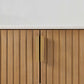 Arik - 4 Door Walnut Cabinet - Woodtone