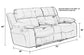 Positano - Reclining Console Loveseat