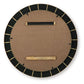 Corinsworth - Accent Mirror - Charcoal / Brass Finish