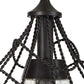 Whirlwind - 1 Light Indoor-Outdoor Pendant - Dark Bronze