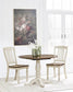 Wirloni - Dining Room Side Chair (Set of 2) - Antique White / Brown
