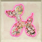 Blossom Glow Silhouette - 33" x 33" Framed Wall Art - Pink