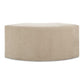 Khai - Rounded Plush Dining Bench - Brown