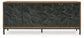 Dorannby - Accent Cabinet - Black / Brown