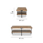 Millwork - Rectangular Coffee Table - Light Brown