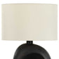 Peephole - Outdoor Bronze Table Lamp - Black