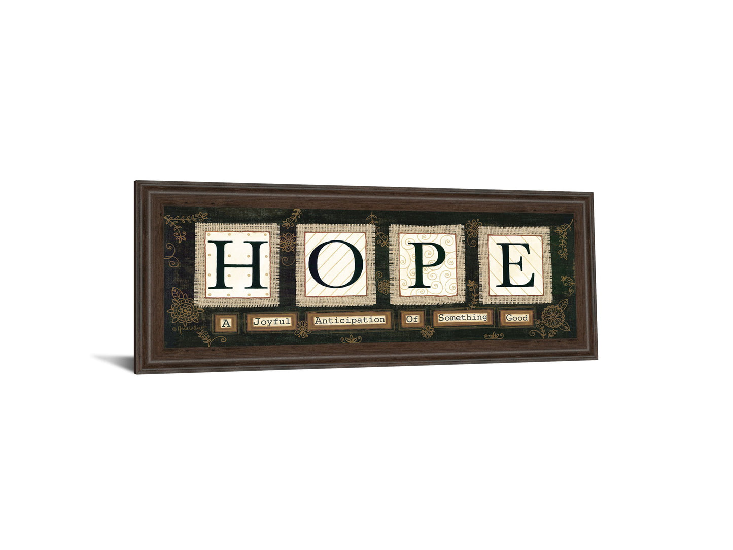 Hope By Anne Lapoint - Wall Art - Dark Brown