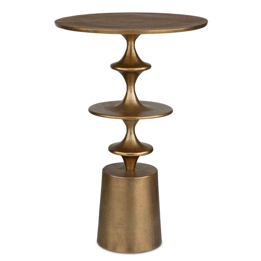 Flight - Accent Table - Brass