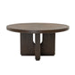 Athens - Round Dining Table - Chocolate Brown