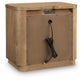 Pamaria - Two Drawer Night Stand - Light Brown