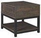 Johurst - Rectangular End Table - Grayish Brown