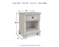 Robbinsdale - One Drawer Night Stand - Antique White