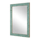 Coralie - Tile Mirror - Blue / Gold / Green