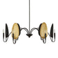Warwick - 6 Light Chandelier - Matte Black
