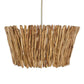 Rhea - 4 Light Wood Branch Chandelier - Woodtone