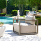 Remsen - Outdoor Lounge Chair - Weathered Gray / Dove
