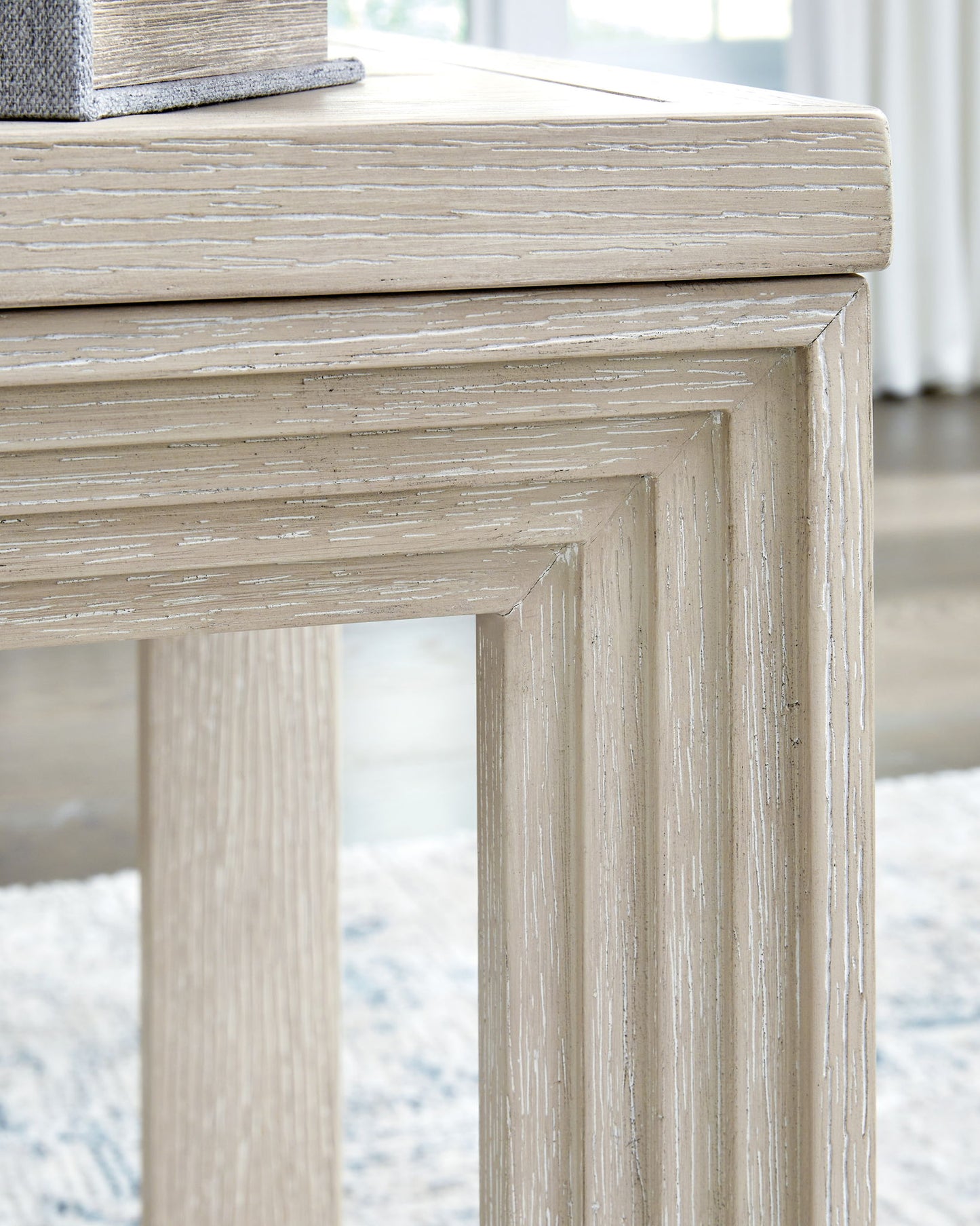 Marxhart - Square End Table - Bisque