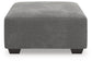 Clarington - Oversized Accent Ottoman - Greystone