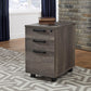 Tanners Creek - 2 Piece Home Office Desk Set - Graystone