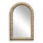 Twisted - Seagrass Arch Mirror - Woodtone