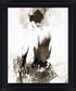 Shadowed Muse - 28" x 34" Framed Wall Art - Gray