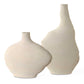 Duostacked - Matte White Vases (Set of 2)