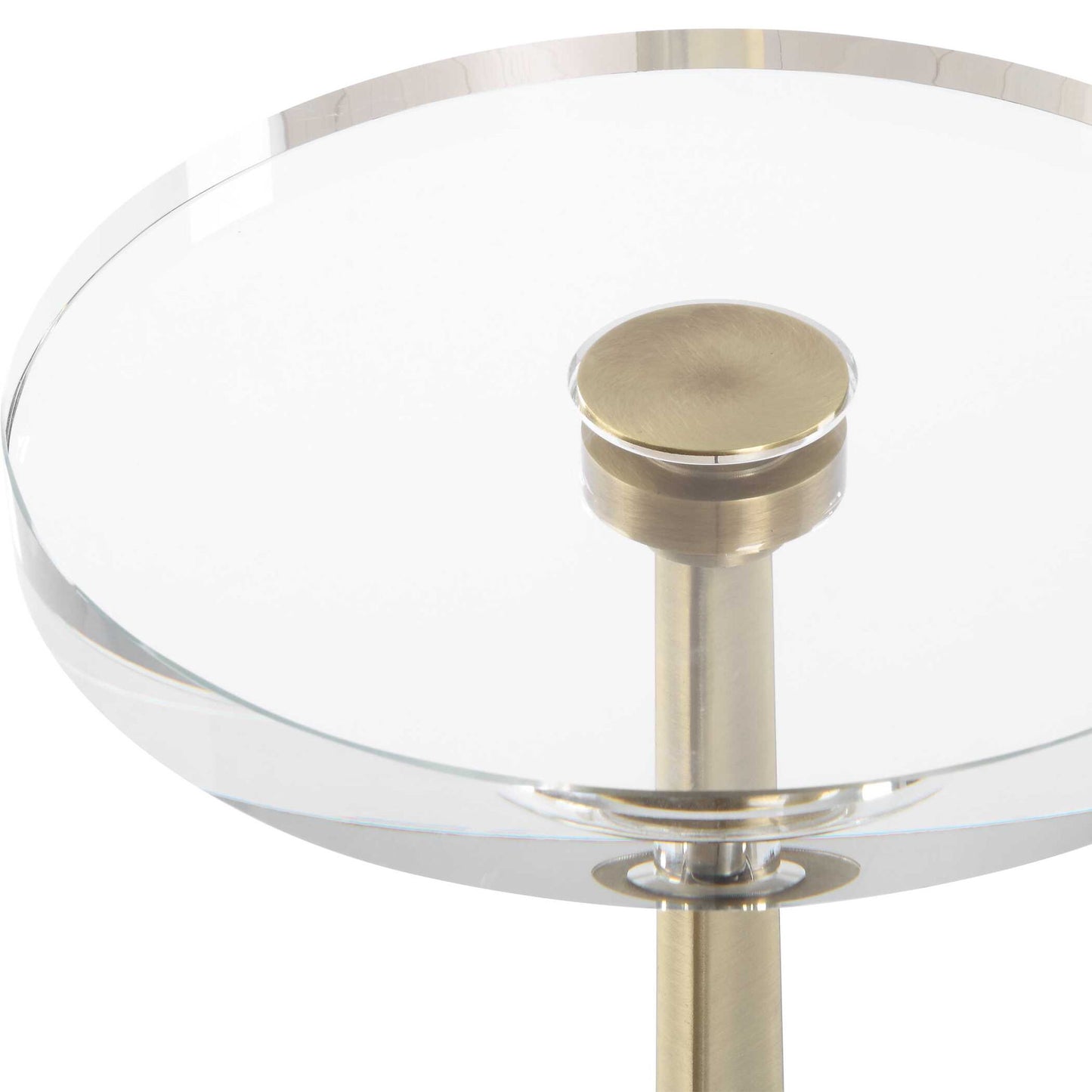 Groove - Crystal Drink Table - Gold