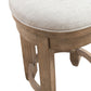 Millstone - Upholstered Console Swivel Stool - Nutmeg