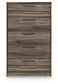 Elbrim - Five Drawer Chest - Brown