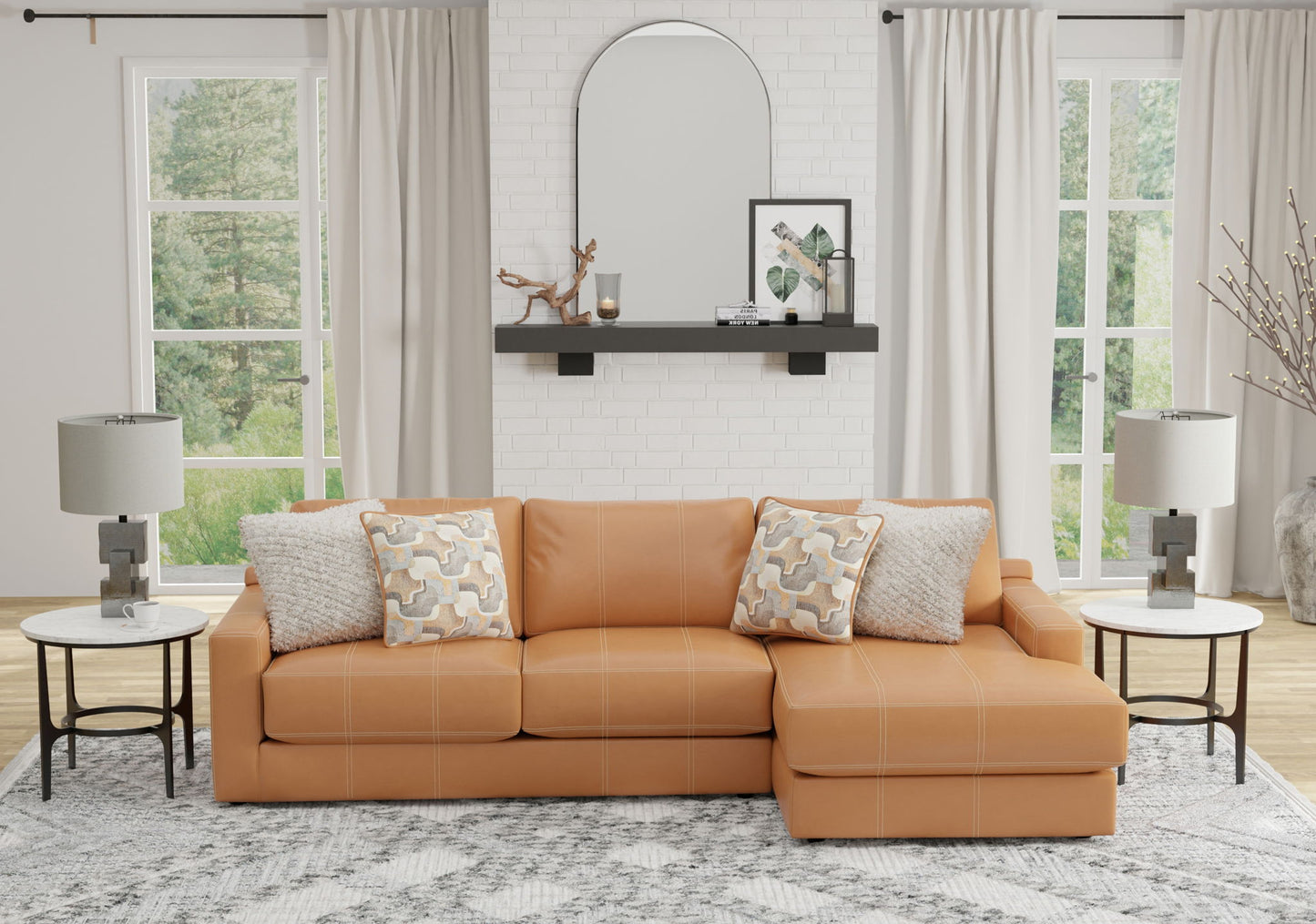 Minori - Italian Leather Sectional