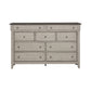 Ivy Hollow - 9 Drawer Dresser - Weathered Linen / Dusty Taupe