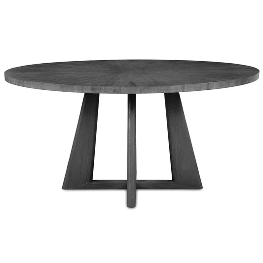 Pulsar - Round Walnut Dining Table - Gray
