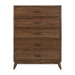 Century Modern - 5 Drawer Chest - Walnut