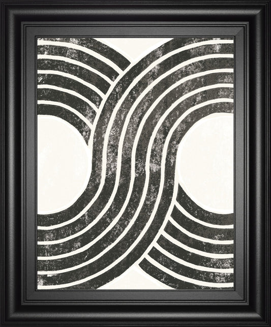 Over The Rainbow BW II By Moira Hershey - Framed Print Wall Art - Black