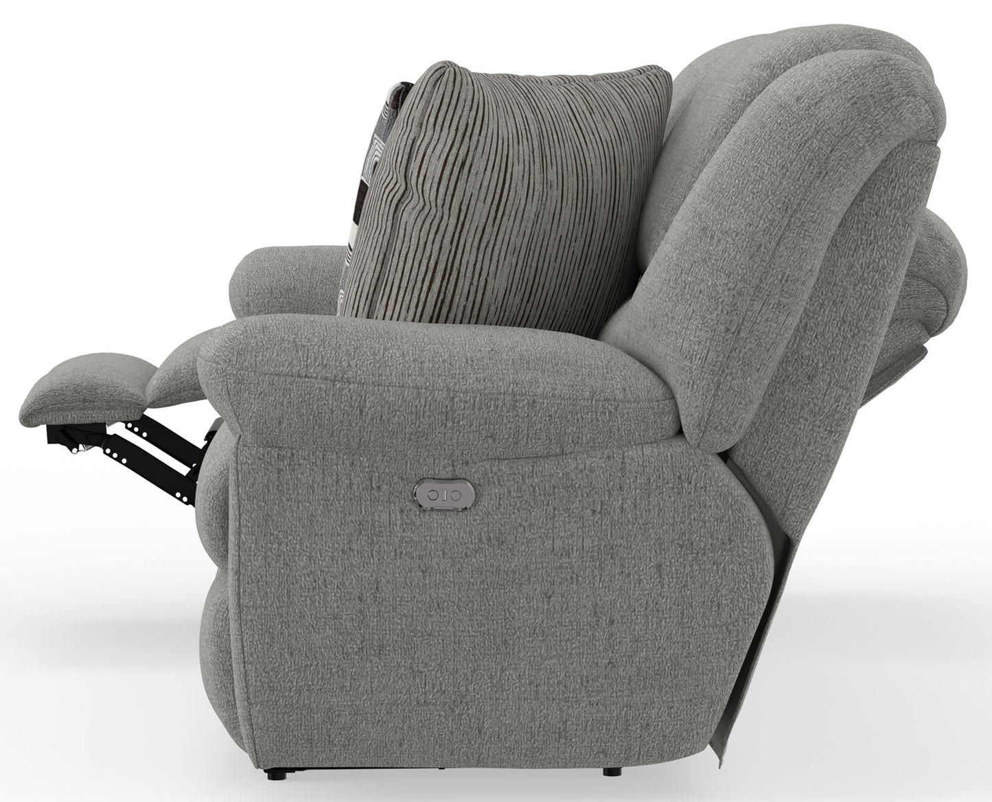 Trifecta - Sofa With 3 Recliners and Drop Down Table