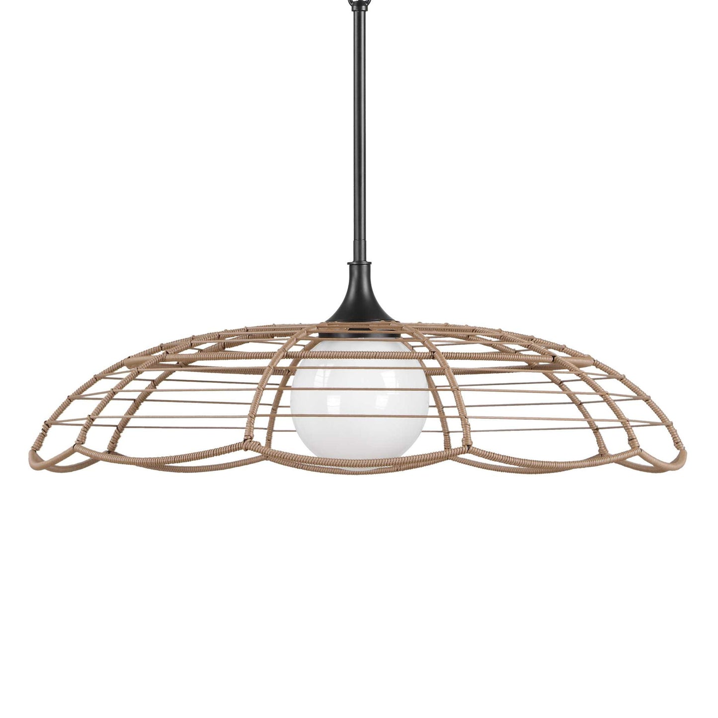 Lakeside - Indoor-Outdoor 1 Light Pendant - Black