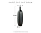 Rhaveney - Vase (Set of 3) - Large - Black