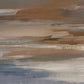 Lowlands - Framed Landscape Print - Black / Blue / Brown / Orange / White / Yellow