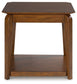 Trenmour - Square End Table - Medium Brown