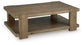 Flangren - Rectangular Cocktail Table - Light Brown