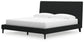 Cadmori - Upholstered Bed With Roll Slats