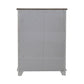 River Place - 6 Drawer Chest - Riverstone White & Tobacco