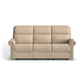 Bernard - Power Reclining Sofa With Console, Power Headrests & Lumbar, Nailhead Trim