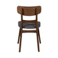 Space Savers - Panel Back Side Chair - Walnut