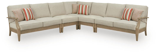 Clare View - 5-Piece Outdoor Sectional - Beige