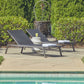 Bea - Outdoor Pool Chaise - Black