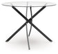 Pharwynn - 5 Pc. - Dining Room Table, 4 Side Chair - Black